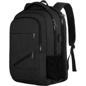 批发廉价2024商务电脑笔记本背包17英寸徒步旅行工厂定制笔记本背包