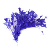 Coloré fait à la main 25-30 cm plumes de dinde fleur chapeau plumes décoratives pour artisanat cheveux accessoire fête spectacle danse décoration