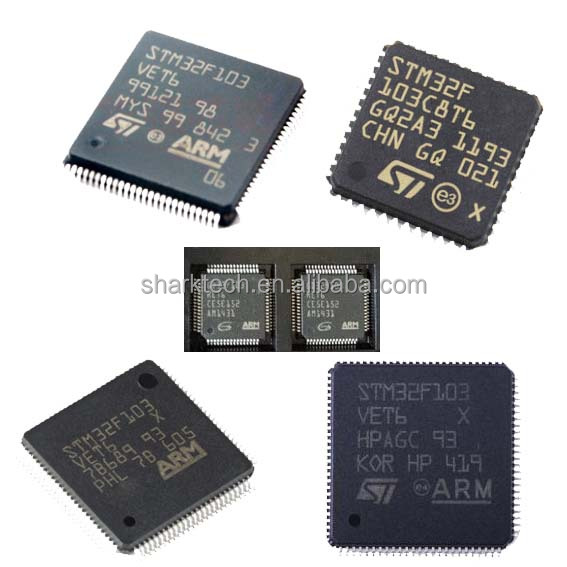 Микроконтроллеры IC STM32F407VET6 IC MCU 32BIT 512KB FLASH 100LQFP IC STM32F030F4P6 STM32F103CBT6 STM32F103ZET6TR