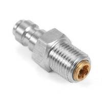Adaptateur de prise à déconnexion rapide universel 8 mm 1/8\" BSPP filetage mâle raccords en acier inoxydable avec valve