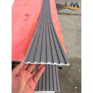 Panneau mural en composite bois-plastique WPC, panneau décoratif <span class=keywords><strong>intérieur</strong></span>, revêtement mural imperméable - Product Image 6