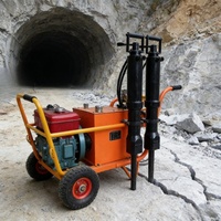 Fendeuse de roche hydraulique pour le travail de la pierre de carrière et des roches dures