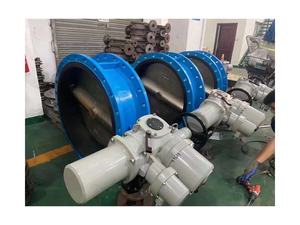 Veyron วาล์วปีกผีเสื้อแผ่น DN400 AC 220V พร้อมที่นั่ง PTFE - Product Image 6