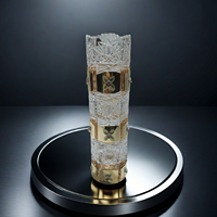 Vase en cristal artistique fait à la main décor en verre unique fabriqué à la main pour la vente en gros pour la décoration de la maison ou du bureau
