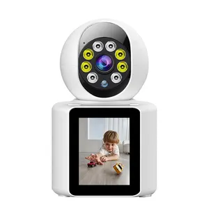 Melhor Wifi Camera 2.4inch Two-Way Video Camera ativamente Celular 360 Smart Home Security Camera