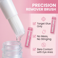 Stylo Dissolvant de Colle à Cils Flower Secret 2ml Gel d'Aloe Vera Dissolution Rapide OEM/ODM Disponible Distributeurs Recherchés