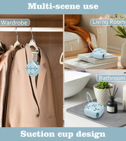 Boîte multifonctionnelle en silicone pour aromathérapie, désodorisant pour salle de bain et toilettes, support pour savon et baume parfumé