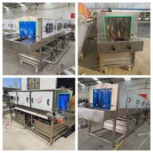 ماكينة غسيل سلة مخصصة بالبعد أوتوماتيكي بالكامل من juwi ، ماكينة تنظيف غسالة صينية البيض - Product Image 4