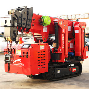 कारखाना सबसे अधिक बिकने वाली मकड़ी क्रेन उठाने और हैंडलिंग 1.2 टन इलेक्ट्रिक मिनी क्रेन फोल्डिंग क्रॉलर टेलीस्कोपिक बूम मकड़ी क्रेन - Product Image 4