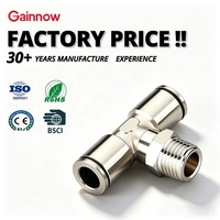 Raccords pneumatiques rapides en acier inoxydable SS304 M5 1/8'' 1/4'' 3/8'' 1/2'' 4 6 8 10 12 14 16 mm, connecteurs à enfoncement pour l'air comprimé
