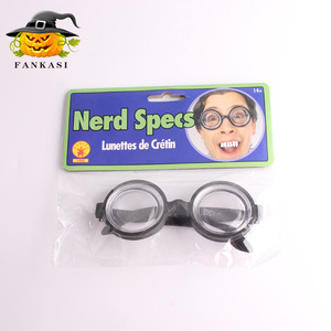 Fankasi Nerd <b>Glasses</b> <b>Plastic</b> Halloween Costume Party Props For Carnival April Fool's Day Prank Accessory - Product Image 4
