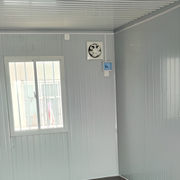 Maison conteneur solaire écologique, mini-maison préfabriquée, cabane modulaire à ossature acier pour logement hors réseau