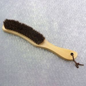 Cepillo de crin con mango de madera al por mayor para muebles de mostrador, banco y cama - Product Image 3