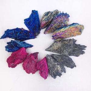 Pierres brutes naturelles personnalisables : Quartz Paon, Cristal Aura <span class=keywords><strong>Arc</strong></span>-<span class=keywords><strong>en</strong></span>-<span class=keywords><strong>ciel</strong></span>, <span class=keywords><strong>Tourmaline</strong></span> Plume pour la guérison et les cadeaux - Product Image 2