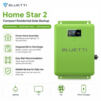 Sistem Inverter Baterai Surya Terintegrasi BLUETTI Home Star 2 Kapasitas 2kWh untuk Penerangan Rumah, TV, Router, Kipas, dan Kulkas