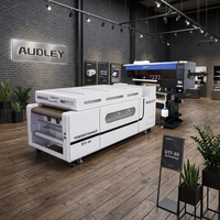 Printer Film PET 70CM 6 Kepala I3200 dan Penggoyang Bubuk dengan Sistem Pengumpanan Bubuk Otomatis dan Filter Udara Terintegrasi