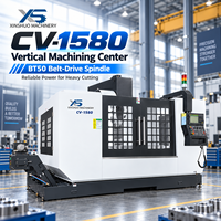 Centre d'usinage vertical CNC 3 axes CV-1580, commande FANUC, BT50, 6000 tr/min, fraiseuse robuste pour la découpe des métaux