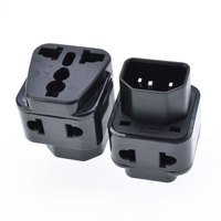 Adaptador de Enchufe Universal Two One Industrial 10A PDU, Enchufe IEC320 C14, Convertidor de Enchufe Eléctrico, CE RoHS para 110-250V