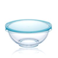 Linuo Offre Spéciale – Ensemble de Bols en Verre Résistants au Four pour Stockage Alimentaire et Mélange, avec Couvercles – Idéal pour Salades