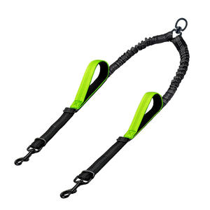 No Pull Bungee Adjustable Long Lead No Tangle Splitter Double Retractable <strong>Dog</strong> <strong>Leash</strong> for Two <strong>Dogs</strong> - Product Image 5