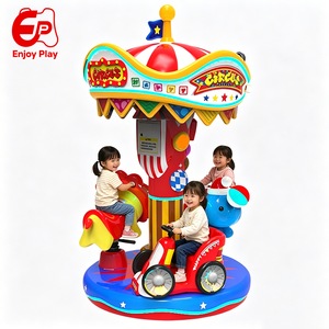 Máquina <span class=keywords><strong>de</strong></span> Juego <span class=keywords><strong>de</strong></span> Diversión para Niños, Tipo Carrusel <span class=keywords><strong>de</strong></span> <span class=keywords><strong>Circo</strong></span>, <span class=keywords><strong>de</strong></span> 3 Asientos, <span class=keywords><strong>de</strong></span> Fibra <span class=keywords><strong>de</strong></span> Vidrio y Metal, en Español/Inglés, Operada con Monedas, para Centros Comerciales - Product Image 1