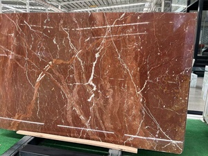 Suministro directo de fábrica Rosa Red Rosso <span class=keywords><strong>Alicante</strong></span>, losa de mármol, piedra Natural pulida para suelos de pared de losa grande moderna - Product Image 6