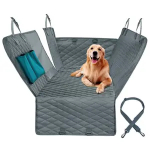 Pet Dog Car Seat Cover Mesh Waterproof Dogs Carrier Car Back Seat Protector Mat Cushion For Small Large Dogs Pet Manufacturer