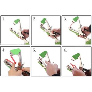 Manual Ribbon Tying Pliers For Vines And Plants With 10000 Staples And Colorful Ribbons <b>Garden</b> <b>Tool</b> <b>Set</b> - Product Image 3