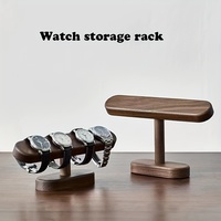 Support de Présentation Rétro Vintage en Bois de Hêtre Massif pour Colliers, Montres et Bijoux, Modèle XJ0075-S