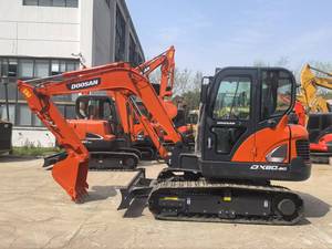 Original Corea reconstruir Doosan DX60 Excavadora hidráulica 6 toneladas construcción urbana paisajismo trabajo manejo de materiales para gran oferta - Product Image 4