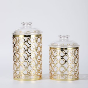 L Verrerie Home Kitchen Organisation Bocaux de stockage Bocaux <span class=keywords><strong>en</strong></span> <span class=keywords><strong>verre</strong></span> borosilicaté <span class=keywords><strong>avec</strong></span> couvercles décoratifs spéciaux pour cerfs - Product Image 5