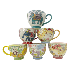 Juego de Tazas de Té con Diseño de Serpiente Pintada a Mano, Tazas de Café Creativas de Cerámica, Tazas de Regalo para Café - Product Image 5