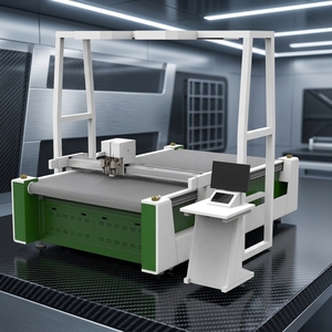 Système de découpe industriel avancé CNC à couteau oscillant pour le traitement des matériaux textiles techniques, de mousse et de caoutchouc - Product Image 1