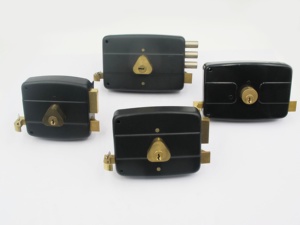 Configuración de cerradura de puerta clásica serie Sunda Vathal Rim, Seguridad y protección Extracteur Glocke Serrure Electric R - Product Image 4