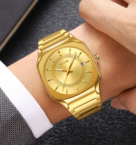 Sleek square Quartz <b>Watch</b> Polished Zinc Alloy Case Scratch Resistant Glass Lightweight Popular New Arrival Customizable logo - Product Image 3