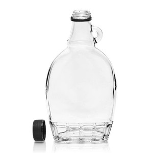 Fourniture d'usine : Pots en verre transparents plats 250 ml, 100 pièces, pour confiture de myrtilles, miel, sirop d'érable, sucre, emballage vide en forme de cylindre avec <span class=keywords><strong>bouchon</strong></span> à vis - Product Image 1