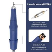 Machine à pédicure électrique, perceuse à ongles, pièce à main, micromoteur, lime à ongles électrique, puissante, 210 105l, plastique, 2 pièces, ROHS CE FCC 65W