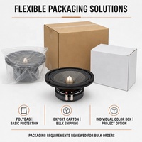 Haut-parleur médium-grave de voiture personnalisé de 8 pouces, 4 ohms, pour projets audio de marque, MOQ 500 paires, direct usine