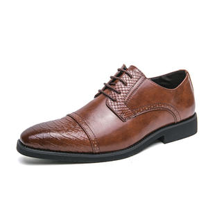 Nouvelles chaussures en cuir pour hommes de grande taille, blanches, élégantes, à coutures, style britannique, chaussures en cuir <span class=keywords><strong>Derby</strong></span> pour mariage, printemps et automne - Product Image 5