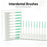 Brosse interdentaire en silicone souple élastique la plus vendue – Nettoyage en profondeur doux entre les dents serrées – Brosse en caoutchouc souple