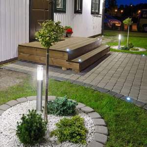 Lámpara de Jardín para Exteriores con Pantalla de Acero Inoxidable IP44, Columna E27, para Caminos y Césped, Venta al Por Mayor - Product Image 3