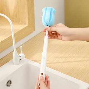 Cups Washing Foam Sponge Soft <b>Bottle</b> Mugs Cups Cleaning <b>Brush</b> Multi-function Bristles Deep Bottom <b>Bottle</b> <b>Brush</b> - Product Image 2