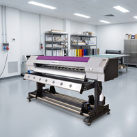 Printer UV Ink Digital Otomatis High Top 3200MM Dua Kepala untuk Bahan Roll