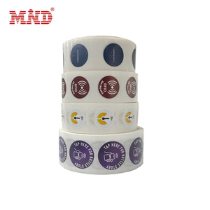 Mẫu miễn phí chất lượng cao NFC chip 13.56MHz không thấm nước NFC Nhãn dán nhãn RFID nhãn NFC rewritable tag - Product Image 2