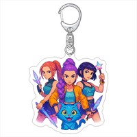 Porte-clés personnalisé HUANDAO en acrylique transparent double face HD, motif dessin animé, écologique
