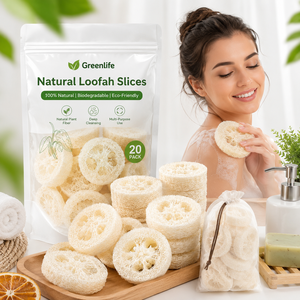 Tranches de Loofah Naturelles pour la Fabrication de Savon, Coupes de Luffa Biologique pour Savons Exfoliants DIY, Savon Loofah Fait Maison - Product Image 2