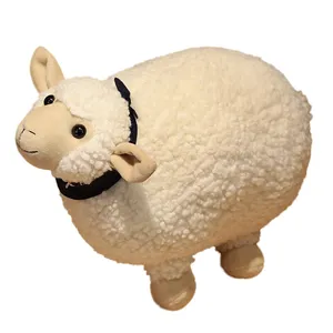 CE/ASTM OEM Wholesale Simulation Sheep Plush Toys Customized Stuffed Lamb Pillow For Kids 2024 Trending Toys