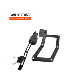 Yahodar Hot Bán Thép Không Gỉ Gấp Khóa Cao An Ninh Chống Trộm Có Thể Gập Lại Xe Đạp Khóa Trọng Lượng Nhẹ Xe Đạp Khóa Với 2 Phím - Product Image 4