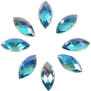 购买散装水晶3D侯爵夫人斯特拉斯亚克力DIY装饰品马眼指甲配件