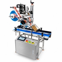Machine d'étiquetage automatique de surface plane KDM-AL160 pour couvercles, boîtes, cartons, cartes et sachets